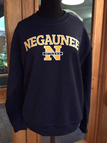 Negaunee Miner "N" Crewneck